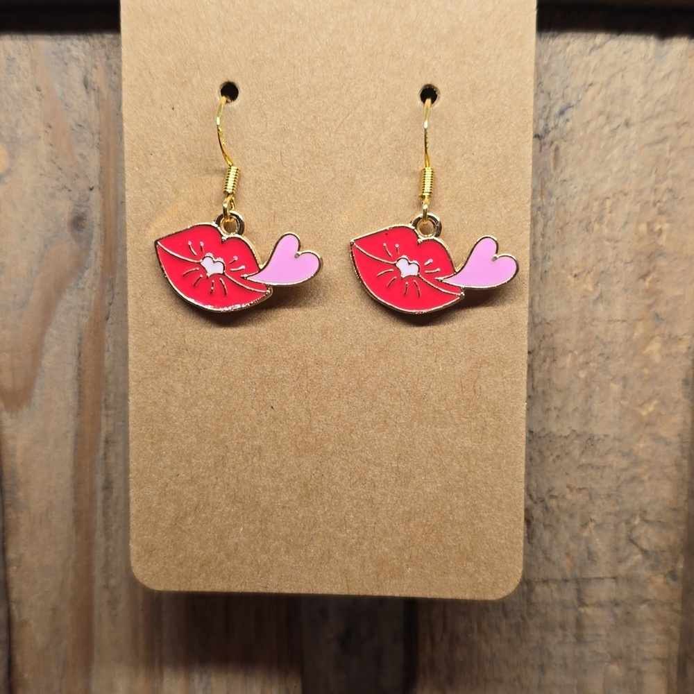 Valentine's Day Kiss Earrings